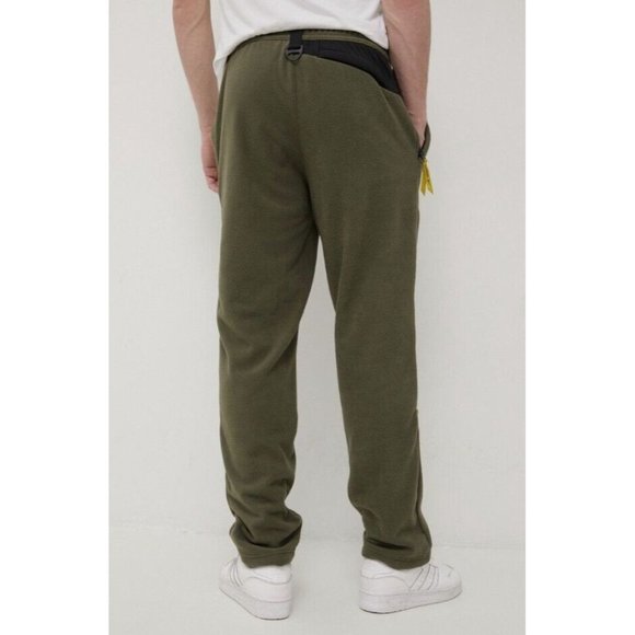 Reebok H54411 Patch Knee Fleece Joggers Army Green ( XL ) - Picture 2 of 5